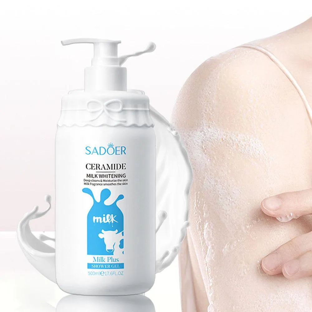 SADOER ceramide milk whitening Organic Body Wash