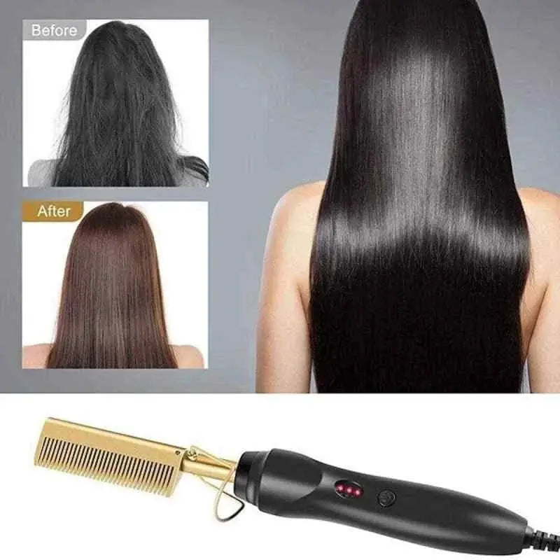 Hot Comb Electric Pressing Comb for Hair