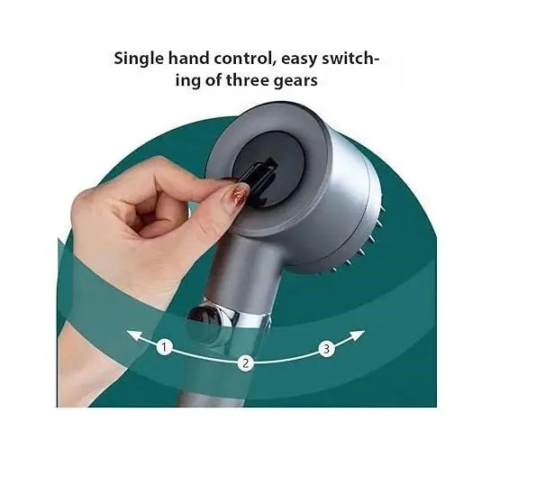 3 Modes Shower Head DexKea