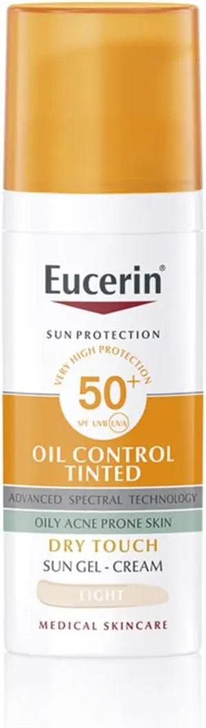 Eucerin Sun Face Oil Control Tinted Spf50 Light 50ml