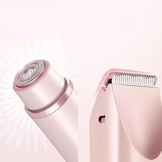 Dual Head Shaver Women, Dual Head Electric Shaver for Women,2 in 1 Women Electric Shaver Dual Head