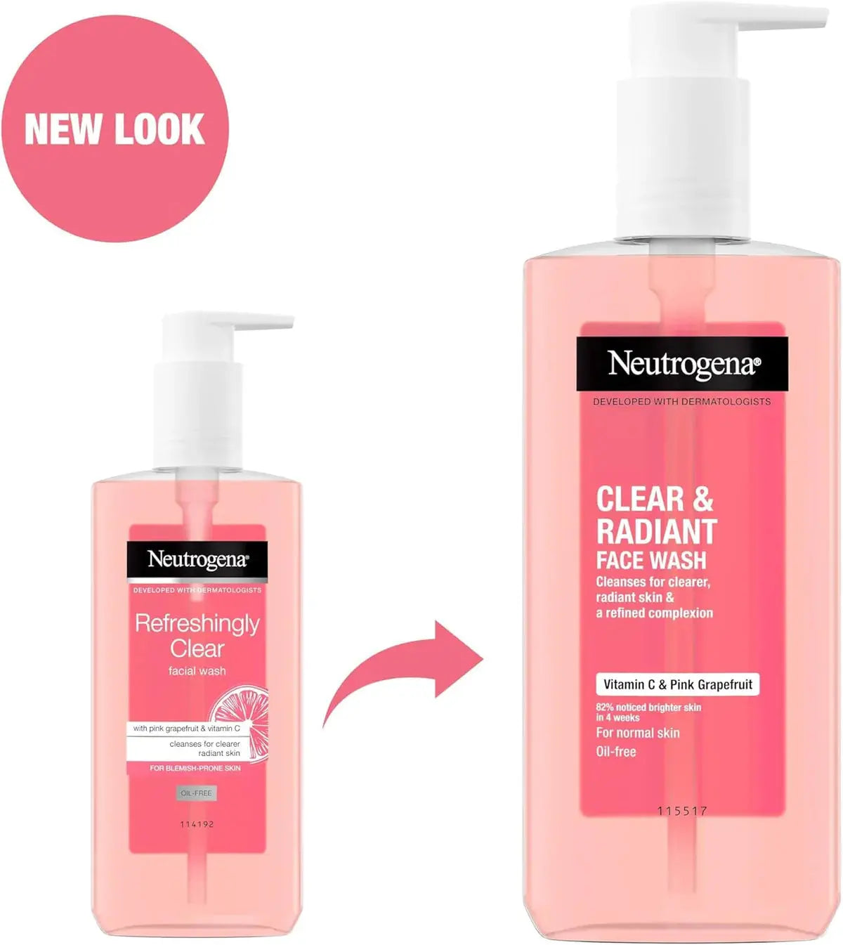 Neutrogena® Clear & Radiant Face Wash with Vitamin C DexKea