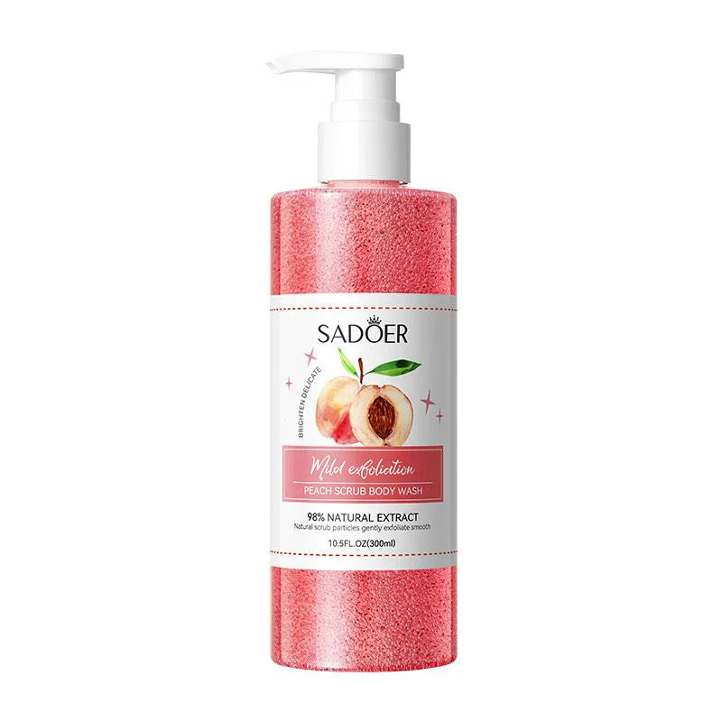 SADOER Peach Scrub Body Wash