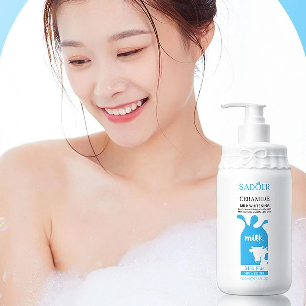 SADOER ceramide milk whitening Organic Body Wash