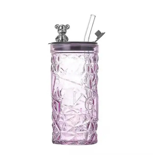 Bear Glass Water Cup My Store