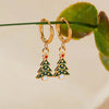 Christmas Element Earrings Female Fashion Stainless Steel DexKea