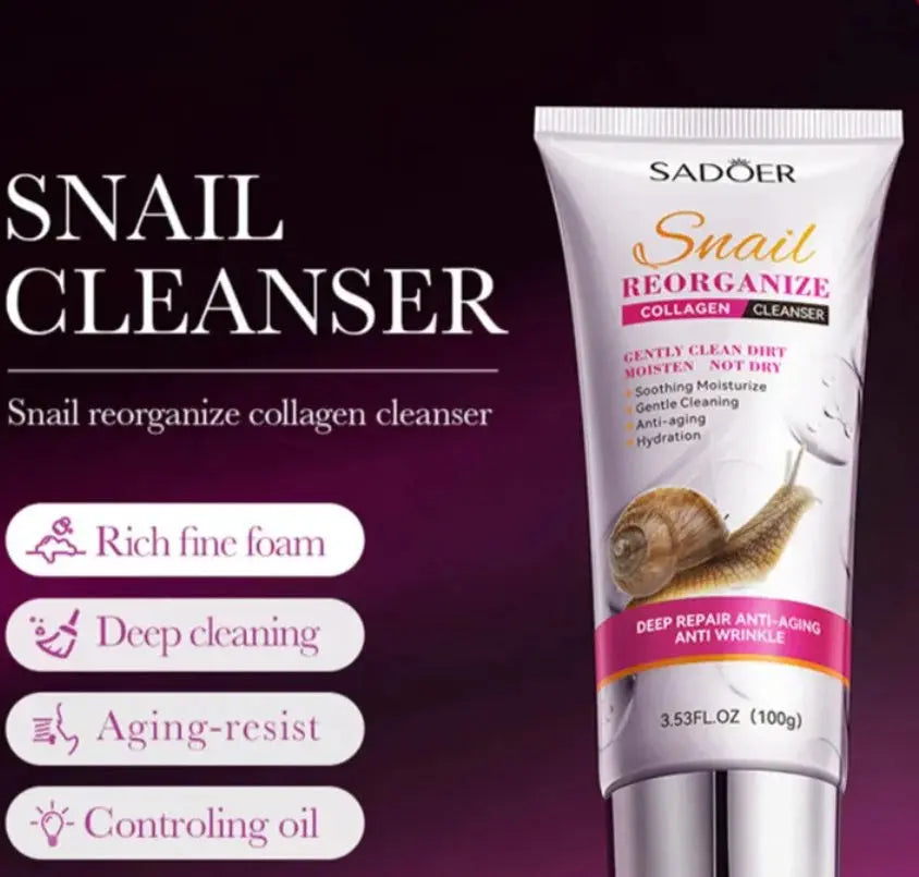 Sadoer Snail Reorganize Collagen Cleanser 100 ml DexKea