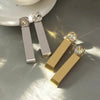 Diamond Rectangular Earrings DexKea