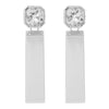 Diamond Rectangular Earrings DexKea