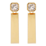 Diamond Rectangular Earrings DexKea