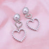 Double Love Pearl Earrings For Women's DexKea