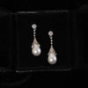 Shining Water Drop Pearl Earrings DexKea