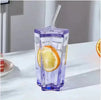 Glass Tumbler Mug with Lid My Store