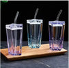 Glass Tumbler Mug with Lid My Store