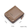 Men's Short Casual Fashion Zipper Wallet DexKea