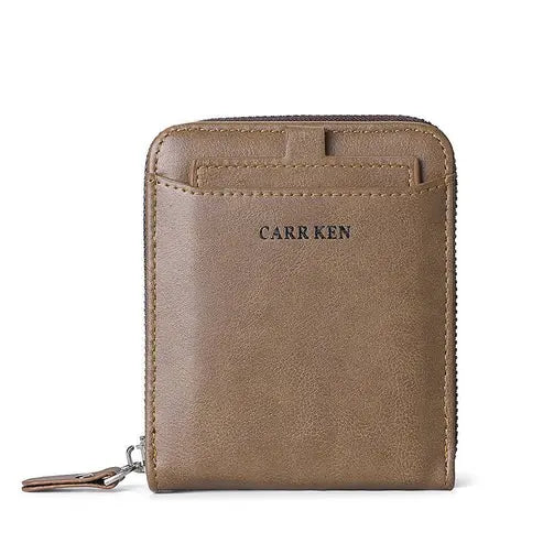 Men's Short Casual Fashion Zipper Wallet DexKea