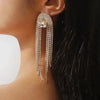 Women's Fashion Temperament Long Fringe Earrings DexKea